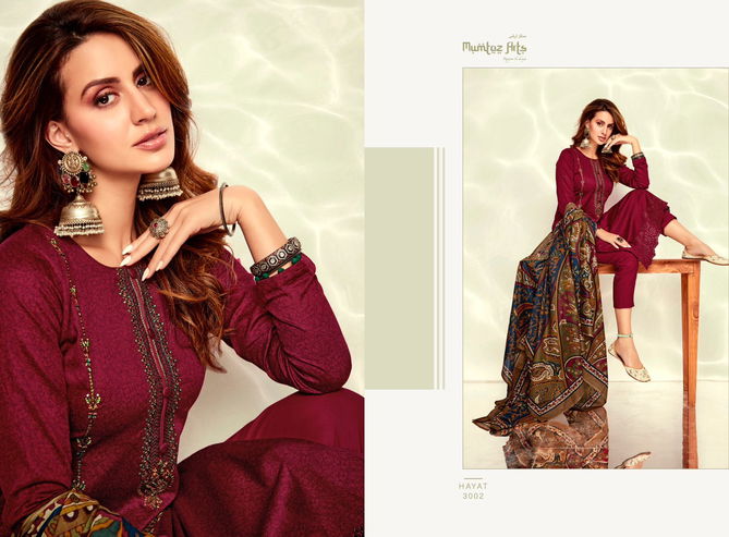 Mumtaz Hayatt Casual Wear Wholesale Dress Material Catalog